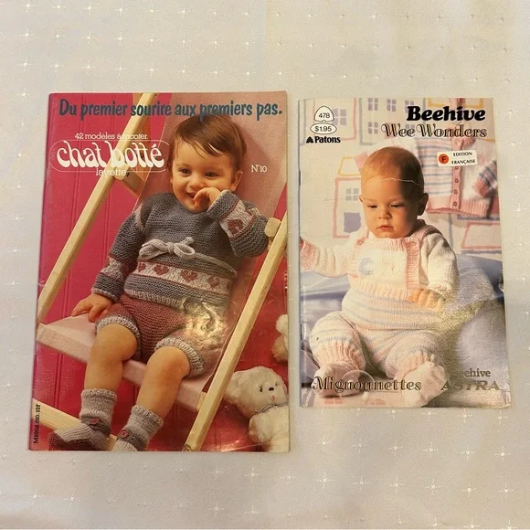 Phildar Baby Knitting Pattern Booklets - Picture 1 of 3